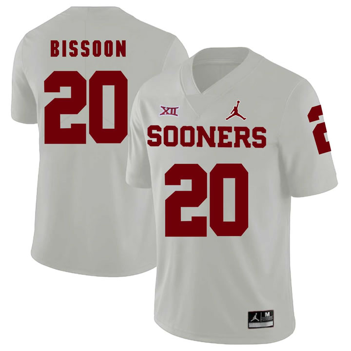 Oklahoma Sooners 20 Najee Bissoon White College Football Jersey Dzhi,We sell and wholesale Oklahoma Sooners 20 Najee Bissoon White College Football Jersey Dzhi on line form chian!